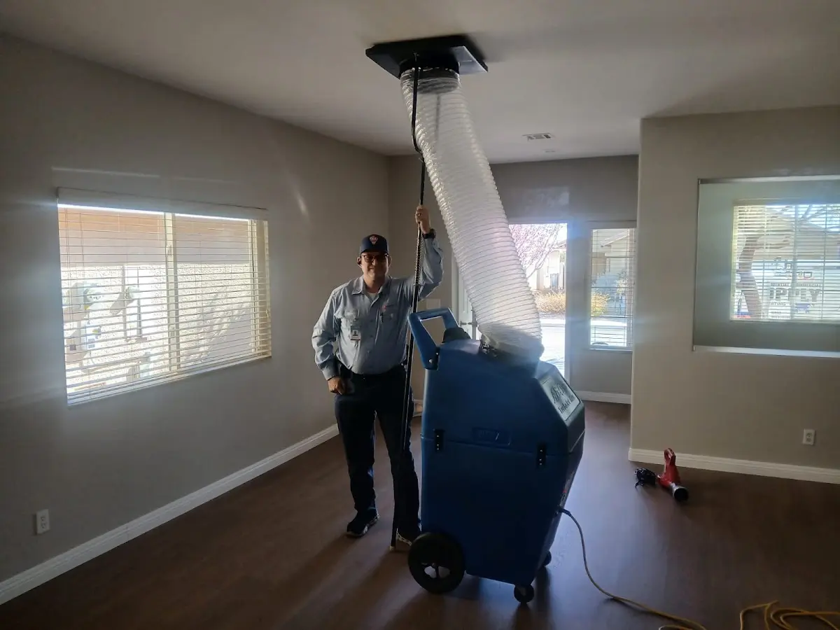 Professional Dryer Vent Cleaning work inside a Barrington home